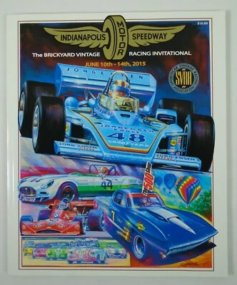 SVRA @ IMS 2015 Brickyard Vintage Racing Invitational Program Indianapolis 500 - Image 1 of 4