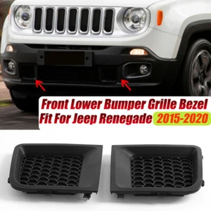 For Jeep Renegade 2015-2020 Left & Right Front Bumper Lower Grille Bezel Cover - Bild 1 von 8