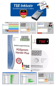 SOFTWARE para SISTEMA DE CAJA POSprom Handel Plus 4.5 TSE 2025 OFICINA DE IMPUESTOS CONFORME - Imagen 1 de 11