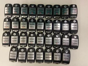 LOT 34 KIA KEY FOB FCC ID SY5XMFNA433 REMOTE LOT SY5JFFGE04 TQ8-FOB-4F06 OEM - Picture 1 of 13