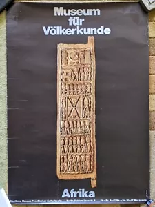 Póster de arte vintage del Museo de Etnología Berlín África África 33x23 - Imagen 1 de 9