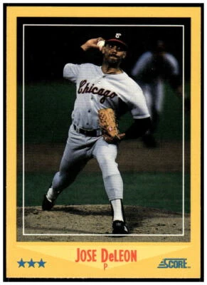 1988 Score #508 Jose DeLeon NM - Image 1 of 2