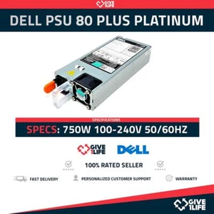 DELL 750W 80 PLUS FUENTE DE ALIMENTACION PARA SERIE 30 - Picture 1 of 8