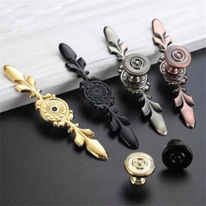 European Style Cabinet Handles Drawer Wardrobe Cupboard Furniture Door Knob Pull - Picture 1 of 28