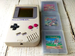 Consola Nintendo Game Boy Original DMG-01 y 3 Juegos Buen Estado De Japón - Imagen 1 de 11
