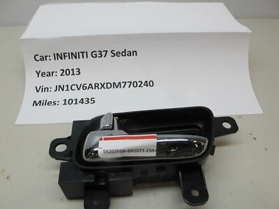 2009-2013 Infiniti G37 Front Left Side Interior Door Handle 80671-JK000 OEM - Image 1 of 4