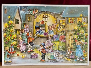 Alter Adventskalender Korsch W. Germany Lore Hummel Engel Post - Bild 1 von 1