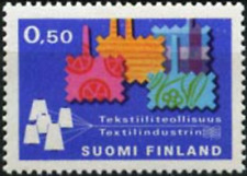 Finland #Mi668 MNH 1969 Textile Industry [491]