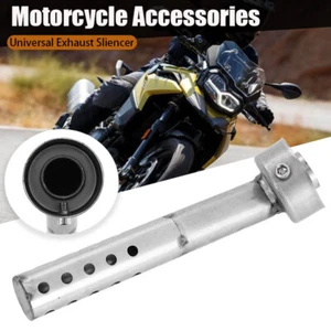 48mm Motorcycle Angled Exhaust Muffler Insert Baffle Can Bend DB Killer Silencer - Picture 1 of 10