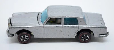 1969 Hot Wheels Redline Rolls Royce Silver Shadow Hong Kong cinza vintage - Imagem 1 de 4