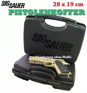 Sig Sauer Pistolenkoffer Waffenkoffer M Kunststoff Innen ca. 28 x 19 cm -Stabil - Bild 1 von 4