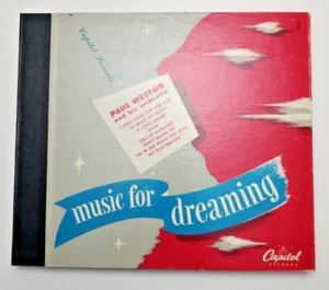 Paul Weston Music for Dreaming Capitol Records BD 9 Four 78's LPs 1945 1st Print - Picture 1 of 13