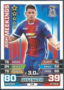 TOPPS MATCH ATTAX SPL 2015-16-#114-INVERNESS CALEDONIAN THISTLE-JOSH MEEKINGS - Picture 1 of 1