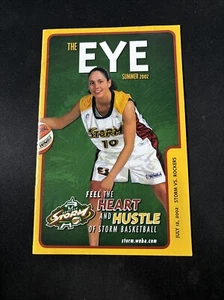 Seattle Storm vs Rockers - WNBA Program - July 12, 2002 - Sue Bird Rookie Year - Picture 1 of 7