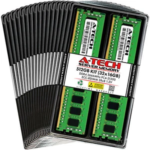 512GB 32x 16GB PC4-2666 RDIMM ASUS RS700A-E9-RS12 RS720A-E9-RS24-E Memory RAM - Picture 1 of 4