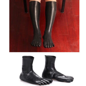 Waterproof Socks Latex Rubber Foot Skin Cover Hose Stockings Long&Short