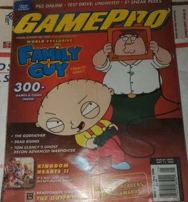 Vintage GAMEPRO Magazine 212 FAMILY GUY STEWIE RETRO GAMER RARE OOP NES SNES 📈 - Image 1 of 4