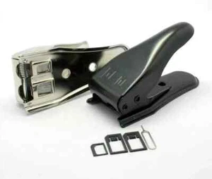 Neu 2 iN 1 Dual Micro & Nano Sim Cutter für iPhone 4 4S 5 5s iPad Samsung Nokia - Bild 1 von 8