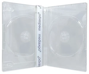 STANDARD Super Clear Double DVD Cases Lot - Afbeelding 1 van 4