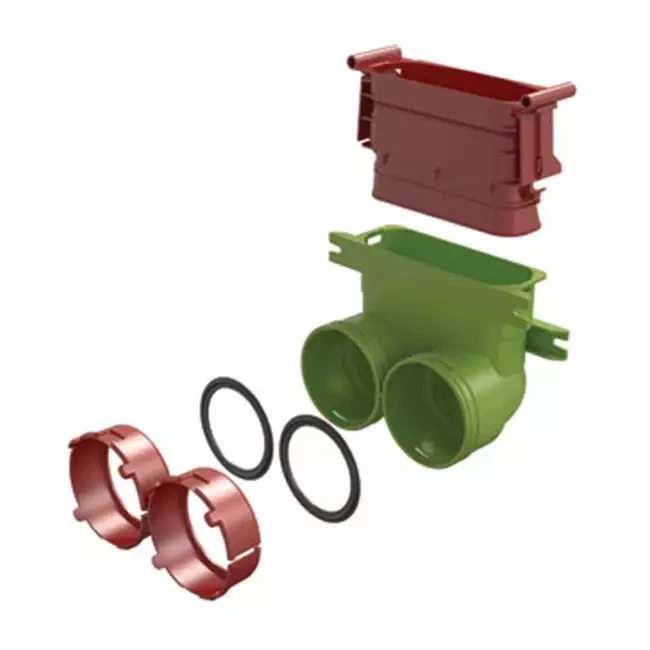 Adaptateur kit Ubbink Air Excellent 45SC 2xAE34C coudé - Photo 1/1