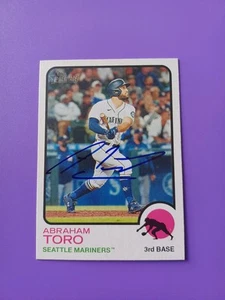Abraham Toro IP Autograph 2022 Topps Heritage Card - Picture 1 of 2