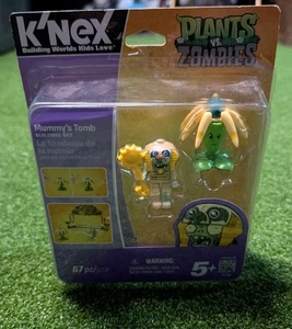Plants Vs Zombies K'nex Mummy's Tomb Set #53108 67 pc PopCap 2016 OOP Rare - Picture 1 of 1