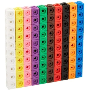 Learning Resources MathLink Cubes - Early Learning Maths Number Blocks x 100 - Picture 1 of 2