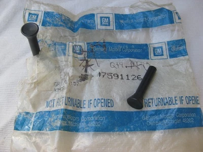 NOS CHEVY Blazer 1969 - 1991 GMC Jimmy 1970 - 1991 GM BLACK Door Lock KNOB Pak/2 - Image 1 of 4
