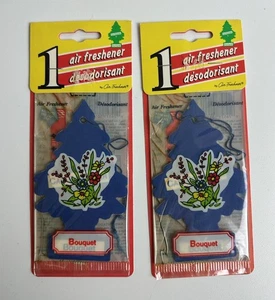 Little Trees Car Hanging Air Freshener Discontinued Scent Bouquet Vintage - Picture 1 of 3