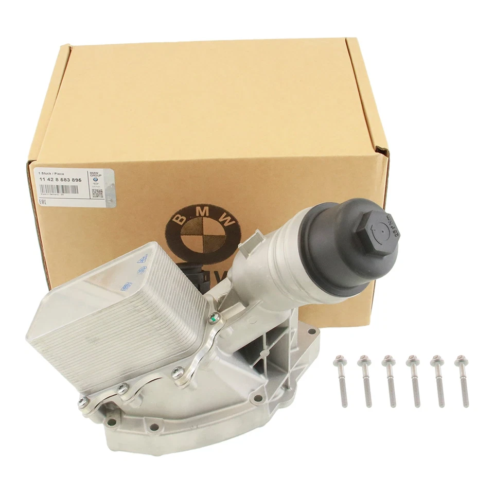 OEM 11428583895 Aluminum Oil Filter Housing For BMW 340I 440I 540I 640I 740I Foto 1 de 4