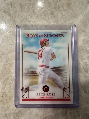 Pete Rose 2024 Panini Boys Of Summer - Pete Rose /149 Cincinnati Reds #77 MLB - Image 1 of 4
