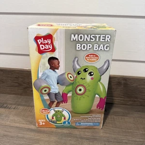play day inflatable Monster Bop Bag And Gloves - Picture 1 of 5