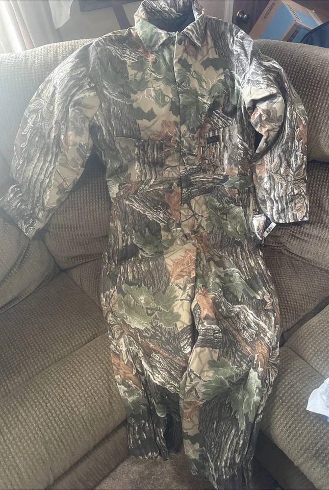 Vtg NWT Liberty Rugged Outdoor Gear Men's Real Tree XL T Camo Coveralls Hunting - Image 1 of 4