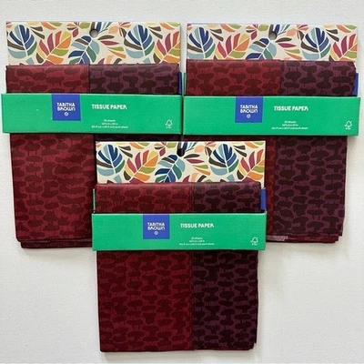 Tabitha Brown Burgundy Tissue Paper Set of 3 packs - Image 1 of 4