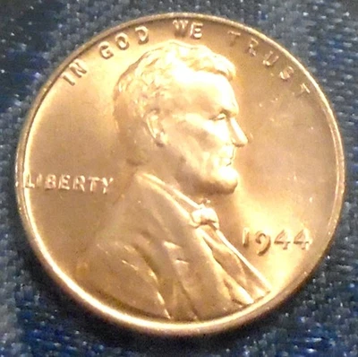 1944 Wheat Cent BU Gem Brilliant UNCIRCULATED RED WWll Rarity MANY BUs Pick One! - Image 1 of 3