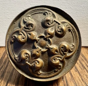 ANTIQUE BRASS DOOR KNOB VICTORIAN ... - Picture 1 of 3