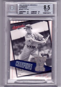2002 Donruss Originals Mel Ott Champion Materials Jersey /42 BGS 8.5! 💎 - Picture 1 of 1
