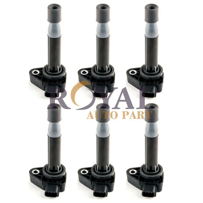 6 Ignition Coils for 1999-2007 Honda Odyssey Accord Acura CL RL TL UF242 C1221 - Image 1 of 4