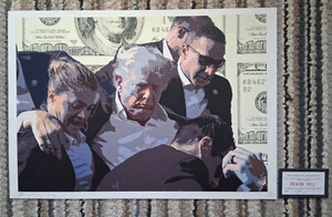 Death NYC Original Trump Limited Edition Kunstdruck 11/100 mit COA - Bild 1 von 4