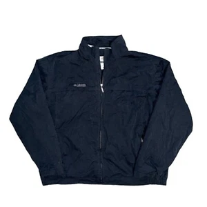 Columbia Sportswear Giacca Uomo XL Full Zip Up Nero Manica Lunga - Foto 1 di 16
