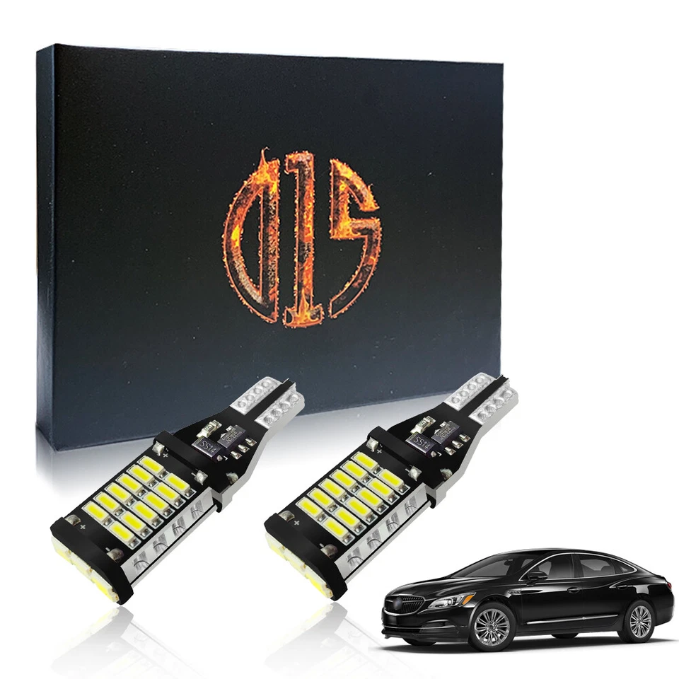 Bombillas LED de respaldo inverso blancas 921 W16W para Buick LaCrosse 2005-2018 2019 Foto 1 de 4