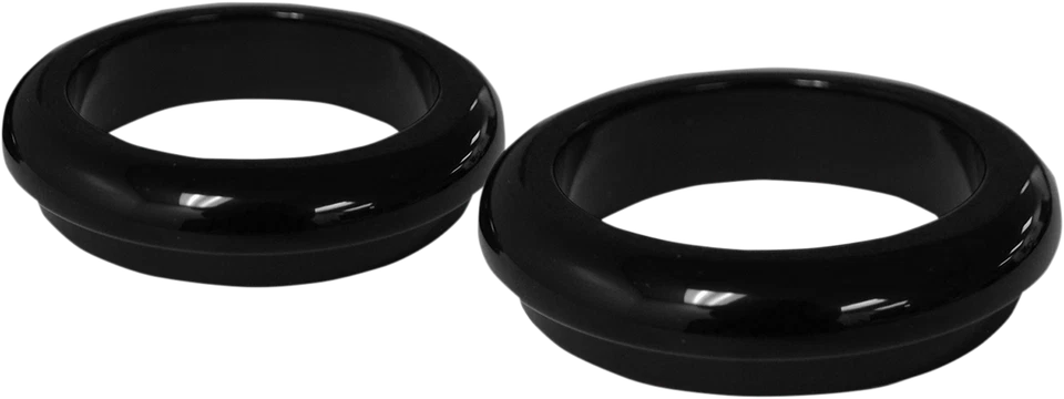 LA Choppers Fork Dust Covers 49mm Black #LA-7503-49B - Image 1 of 1