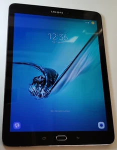 Samsung Galaxy Tab S2 T813 32GB WIFi 9.7in Nero Funzionante Bene #107F Android 7 - Foto 1 di 4