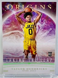 2023-24 Taylor Hendricks Rookie RC Panini Origins Taking the Leap #16 Free S&H - Bild 1 von 4