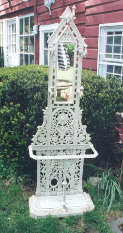 Gothic Antique Cast Iron Hall Umbrella Stand English Victorian SIGNED FALKIRK Cover