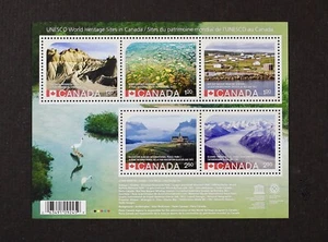 CANADA 2015 #2857, $1.20, $2.50 UNESCO World Heritage Sites, S/S Mint NH - Picture 1 of 1