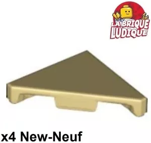 Lego 4x Tile plaque lisse 2x2 coin triangle triangulaire beige/tan 35787 NEUF - Imagen 1 de 1