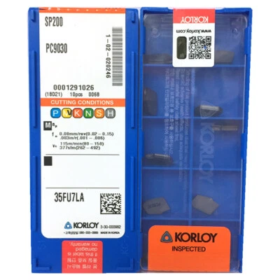KORLOY SP200 PC9030 Carbide Inserts CNC TOOL ✦Kd