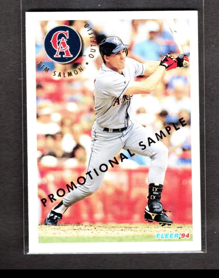TIM SALMON  ANGELS  1994 FLEER #69 - PROMOTIONAL SAMPLE  - Image 1 of 1