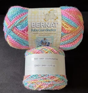 Bernat BABY COORDINATES Ombre Yarn CANDY BABY #49415, Full Skein & Partial - Picture 1 of 9